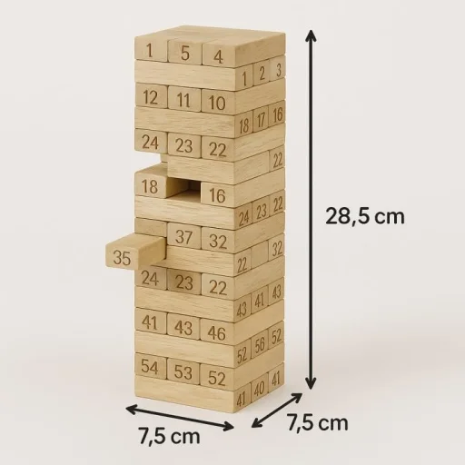 Koala Games G2590 The Magic Wooden Tower 4 v 1 drevená zručnostná hra - 7