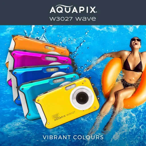 Easypix Aquapix W3027 Wave IceBlue vodotesný fotoaparát - 6