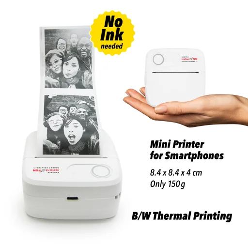 Easypix InstantFUN Pocket Printer P1 10102 mini tlačiareň - 4