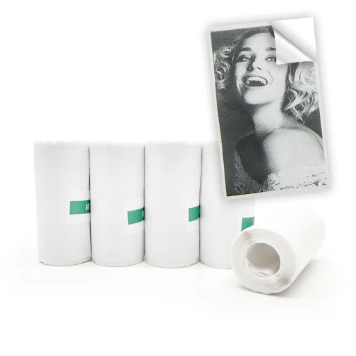 Easypix Thermal Sticker Rolls white pre InstantFUN sada samolepiacich termopapierových kotúčikov 5 ks - 2