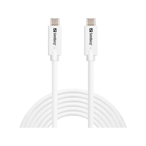 Sandberg 136-75 USB-C – USB-C USB 3.2 Gen2 100 W, 3 m kábel - 1