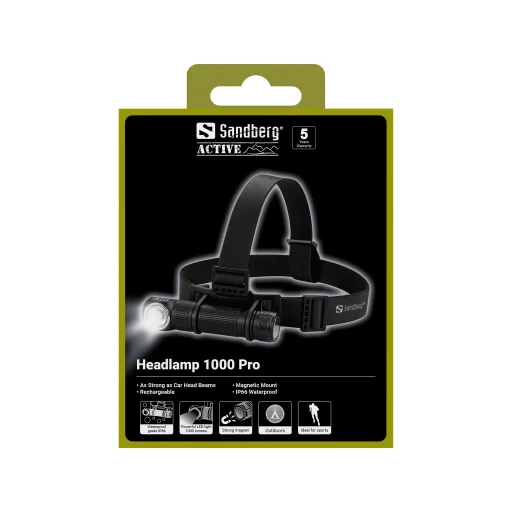 Sandberg 421-36 Headlamp 1000 Pro čelovka - 7