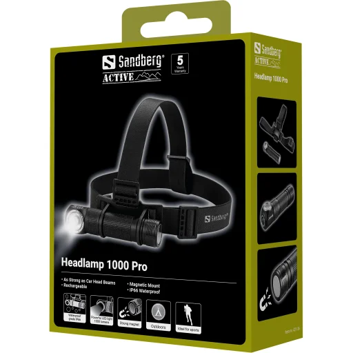 Sandberg 421-36 Headlamp 1000 Pro čelovka - 8