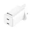 Sandberg 441-62 AC Charger Dual USB-C PD65W UK sieťová nabíjačka thumbnail