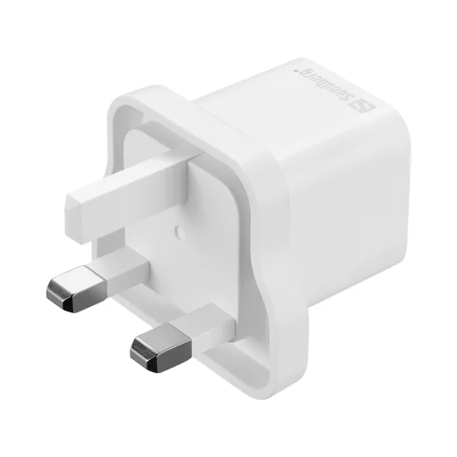 Sandberg 441-64 USB-C 20W sieťová nabíjačka s UK koncovkou + Lightning káblom - 3