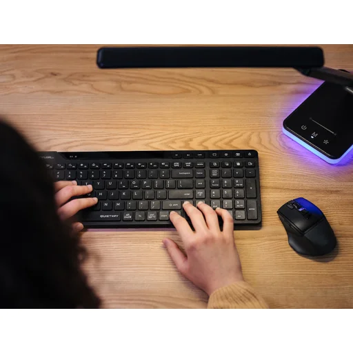 A4Tech Fstyler FBK27C AS bezdrôtová klávesnica, čierna - 7