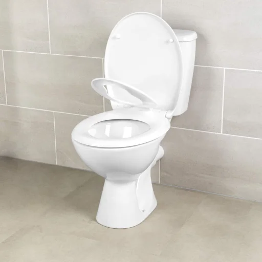 Beldray LA037185EU7 antibakteriálne rodinné WC sedadlo, biele - 5
