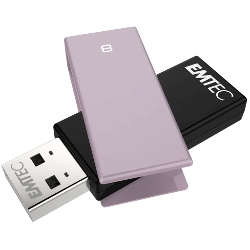 Emtec USB 2.0 C350 8GB Brick fialový USB kľúč - 1