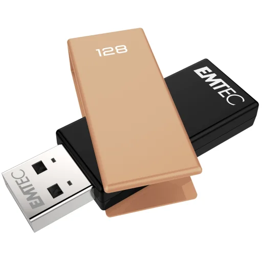 Emtec USB 2.0 C350 128GB Brick Orange USB kľúč - 1