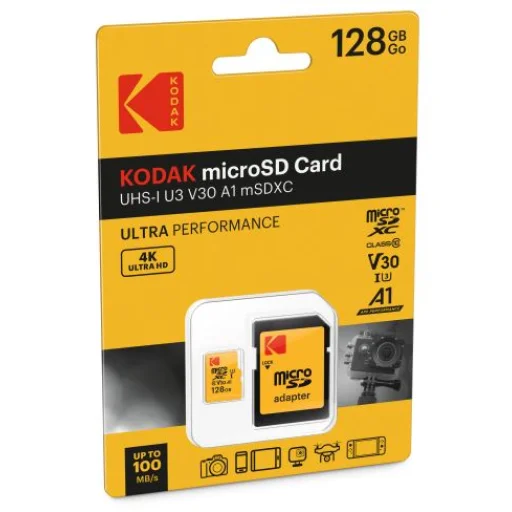 Pamäťová karta Kodak MicroSDXC 128GB UHS-I U3 Ultra - 1