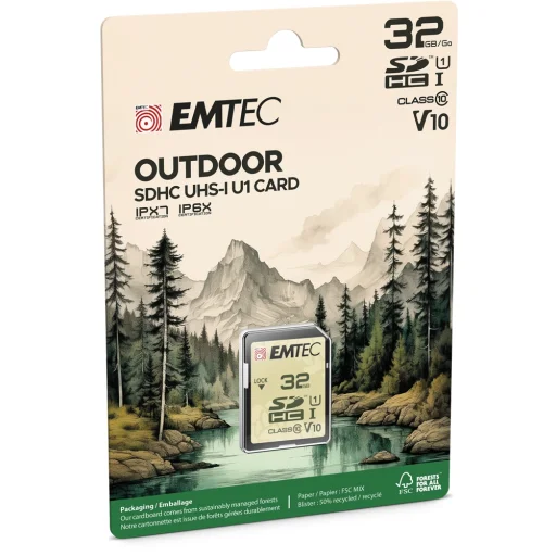 Emtec SDHC 32GB UHS-I U1 V10 Outdoor pamäťová karta - 2