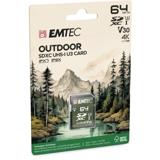 Emtec SDXC 64GB UHS-I U3 V30 Outdoor pamäťová karta - 2