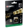 Pamäťová karta Emtec microSDXC 64GB UHS-I U3 V30 A1 SpeedIN Pro thumbnail