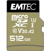 Emtec MicroSDXC 512GB UHS-I U3 V30 SpeedIN Pro memóriakártya thumbnail