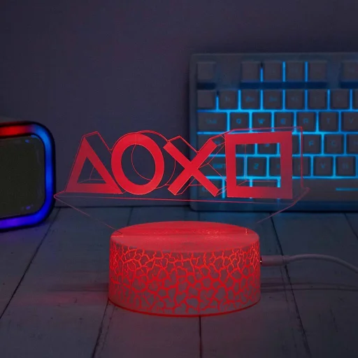 Manta SNL123RGB LED lampa svetelná dekorácia Game 3 RGB 3D - 3