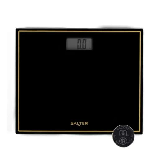 Salter 9207 BGHCFEU12 kompakt elektronikus személymérleg, fekete - 1