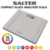 Salter 9113 GFEU12 kompakt üveg személymérleg testelemző funkcióval, szürke thumbnail