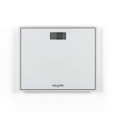 Salter 9207 WHCFEU12 kompakt üveg elektronikus személymérleg, fehér