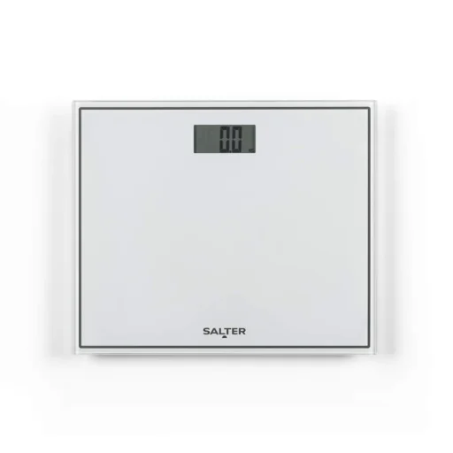 Salter 9207 WHCFEU12 kompakt üveg elektronikus személymérleg, fehér - 1