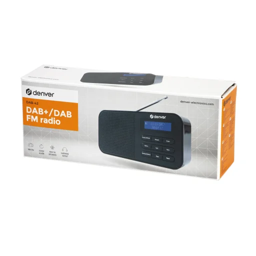 Denver DAB-42 Black prenosné digitálne rádio - 4