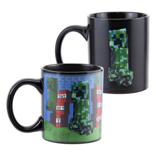 Paladone Minecraft Creeper hőre változó bögre - 2