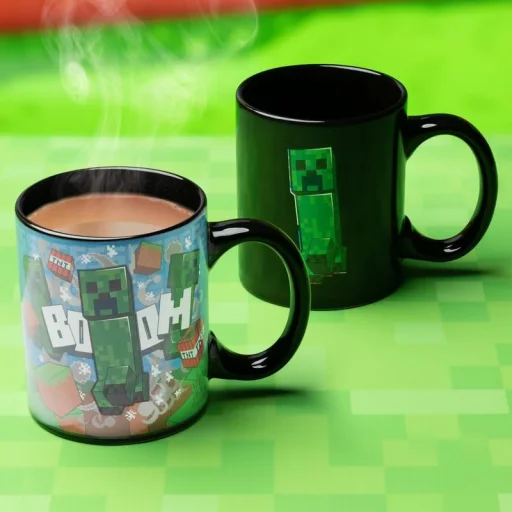 Paladone Minecraft Creeper hőre változó bögre - 4