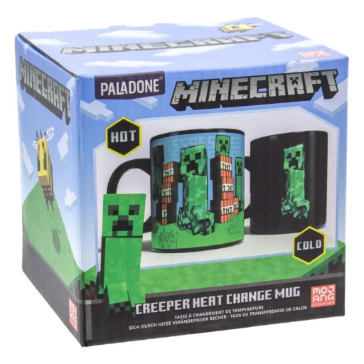 Paladone Minecraft Creeper hőre változó bögre - 5