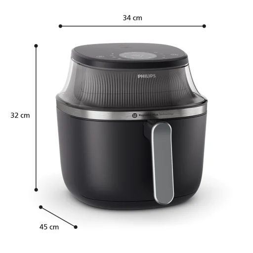 Philips Airfryer 3000 XXL NA341/00 forrőlevegős sütő - 5