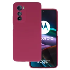 Silikónové puzdro Lite Motorola Edge 30 burgundské puzdro