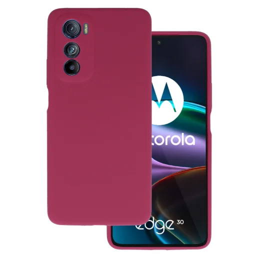 Silikónové puzdro Lite Motorola Edge 30 burgundské puzdro - 1
