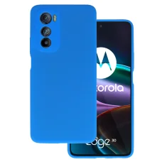 Silicone Lite Motorola Edge 30 modré puzdro