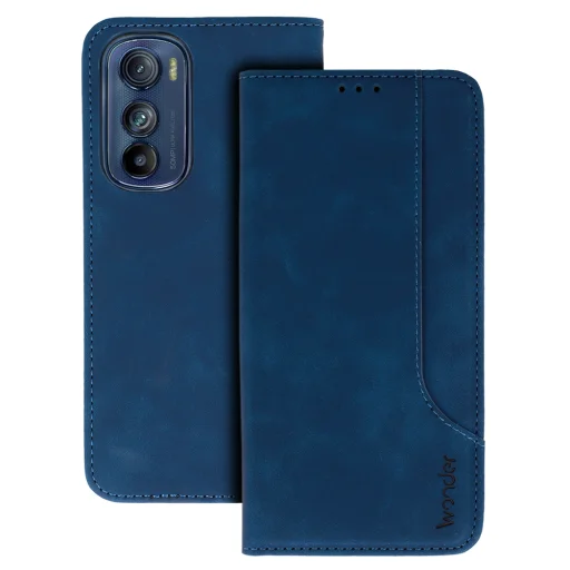 Wonder Prime flipové puzdro pre Motorola Edge 30, navy - 1