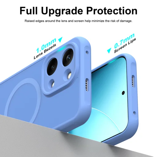 Xiaomi Poco X8 Pro Max Sky Blue Techsuit - HaloFrost II MagSafe puzdro - 5