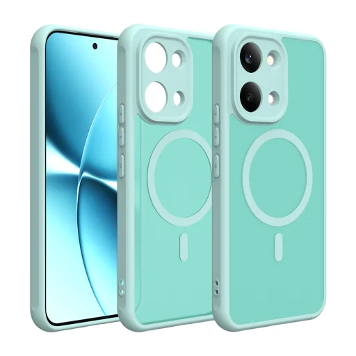 Xiaomi Poco X8 Pro Max mätovo zelené puzdro Techsuit HaloFrost II MagSafe - 1