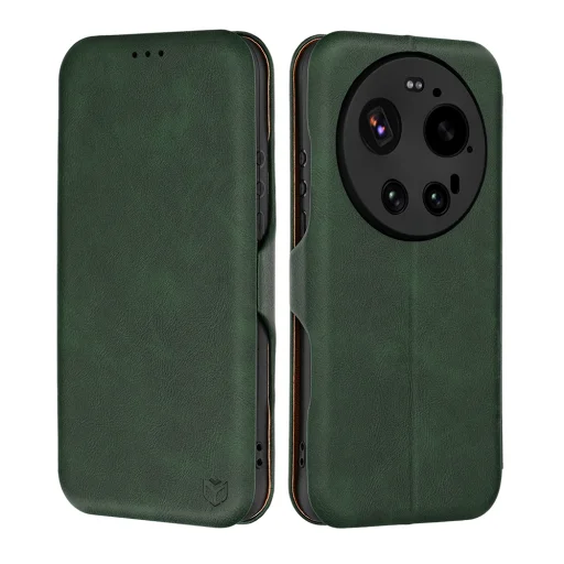 Xiaomi 17 Ultra Zelené puzdro Techsuit Safe Wallet Plus - 1