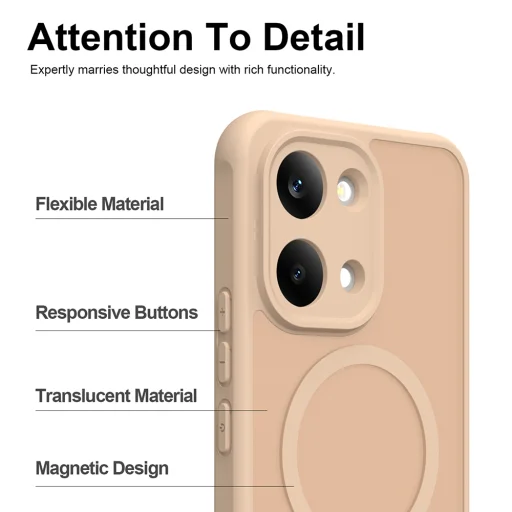 Puzdro Xiaomi Poco X8 Pro Max Gold Techsuit HaloFrost II MagSafe - 3