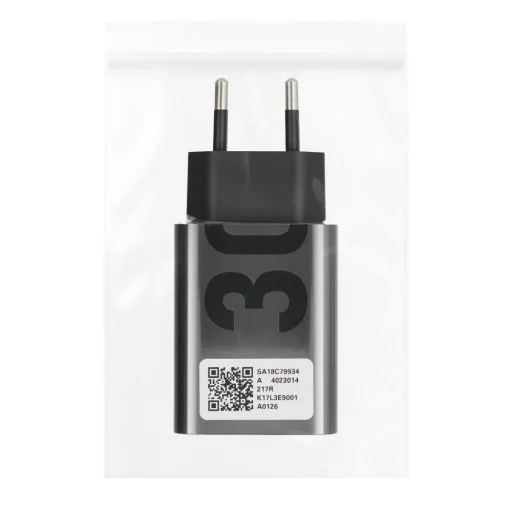 Lenovo (Motorola) originálny sieťový USB-C nabíjací adaptér Type-C 30W MC309 čierny bulk - 8