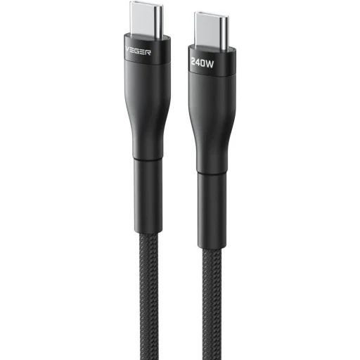 VEGER PD 5A 240W CC03 Type-C - Type-C kábel 1,5 m čierny - 2
