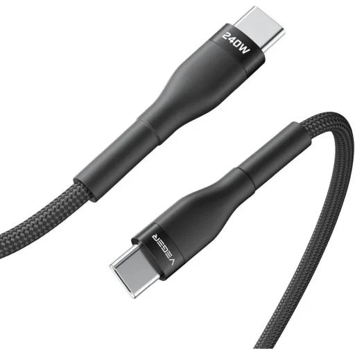VEGER PD 5A 240W CC03 Type-C - Type-C kábel 1,5 m čierny - 3