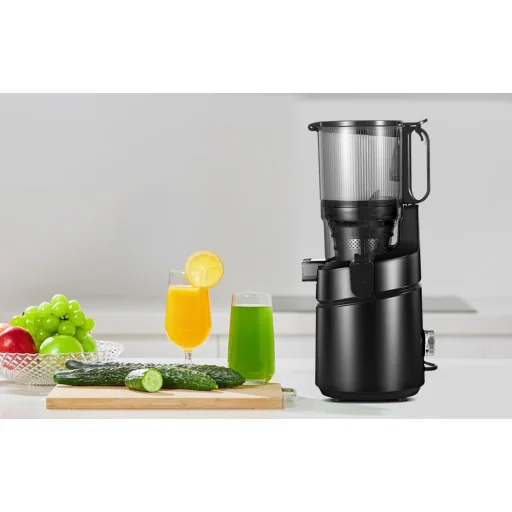 AMZCHEF SJ-036-BK lassú fordulatú gyümölcscentrifuga (fekete) - 2