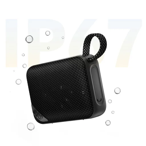 QCY SP2 IP67 Bluetooth reproduktor s RGB podsvietením a stereo režimom - čierny - 6
