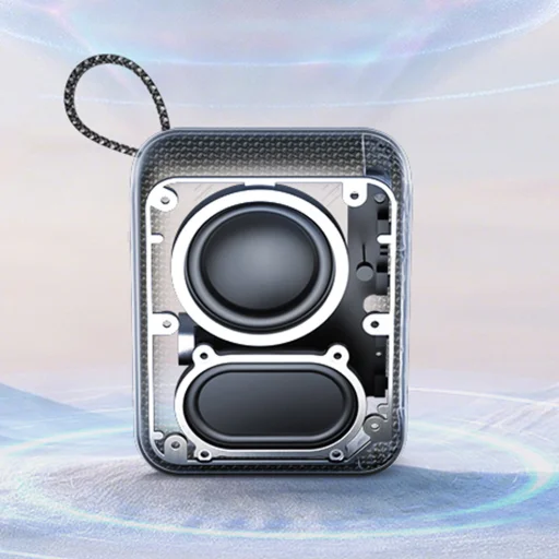 QCY SP2 IP67 Bluetooth reproduktor s RGB podsvietením a stereo režimom - čierny - 8