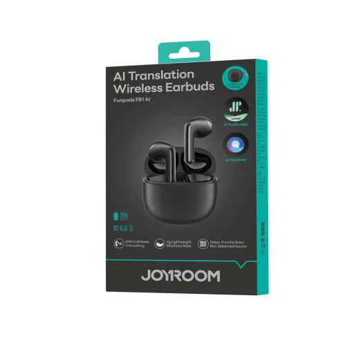 Joyroom JR-FB1 Funpods Bluetooth 6.0 bezdrôtové slúchadlá do uší TWS s funkciami AI - čierne - 7