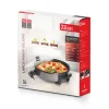 Zilan ZLN7870 elektrická panvica, 1500 W, hliníková panvica, nepriľnavý povrch, priemer 36 cm, sklenená pokrievka, regulátor teploty thumbnail