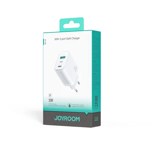 Joyroom JR-TG6 GaN 30W sieťová nabíjačka - biela - 7