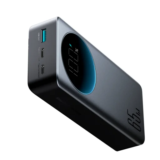 Joyroom JR-PBF05 Pro 30000mAh 65W Powerbanka s digitálnym displejom, 2x USB-C, 1x USB-A - čierna - 3