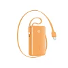 Joyroom JR-PR2 35W 10000mAh Powerbank so vstavanými káblami USB-C a Lightning - oranžová thumbnail
