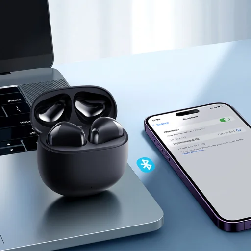 Joyroom JR-FB1 Funpods Bluetooth 6.0 In-Ear TWS bezdrôtové slúchadlá - čierne - 11