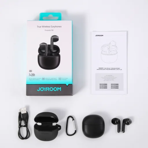 Joyroom JR-FB1 Funpods Bluetooth 6.0 In-Ear TWS bezdrôtové slúchadlá - čierne - 8
