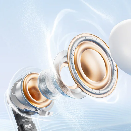 Joyroom JR-FB1 Funpods Bluetooth 6.0 In-Ear TWS bezdrôtové slúchadlá s funkciami AI - biele - 17